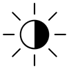 Vollständige Dunkelheit icon